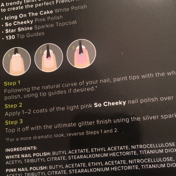 POPARAZZI Sparkling French Manicure Set - Picture 2 of 3